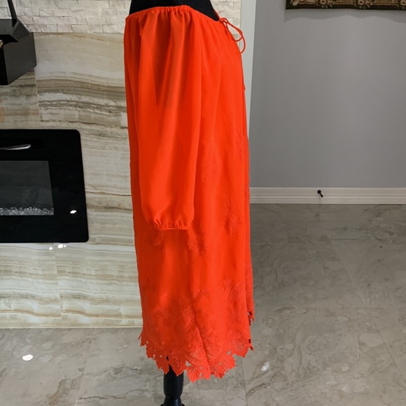 Women’s Eva Mendez Orange‎ Size S. Dress - Picture 4 of 12
